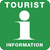ikon för turistbyrå i-skylt